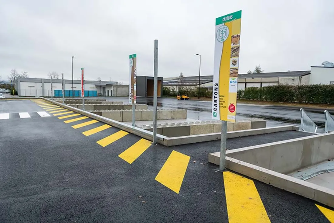 Le nouveau centre de valorisation des déchets, au nord d'Alençon